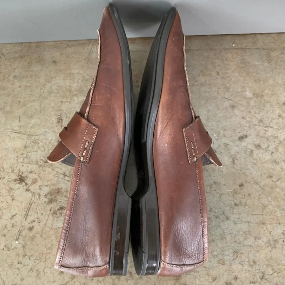 Magnanni Leather Penny Loafers‎ Size 9M